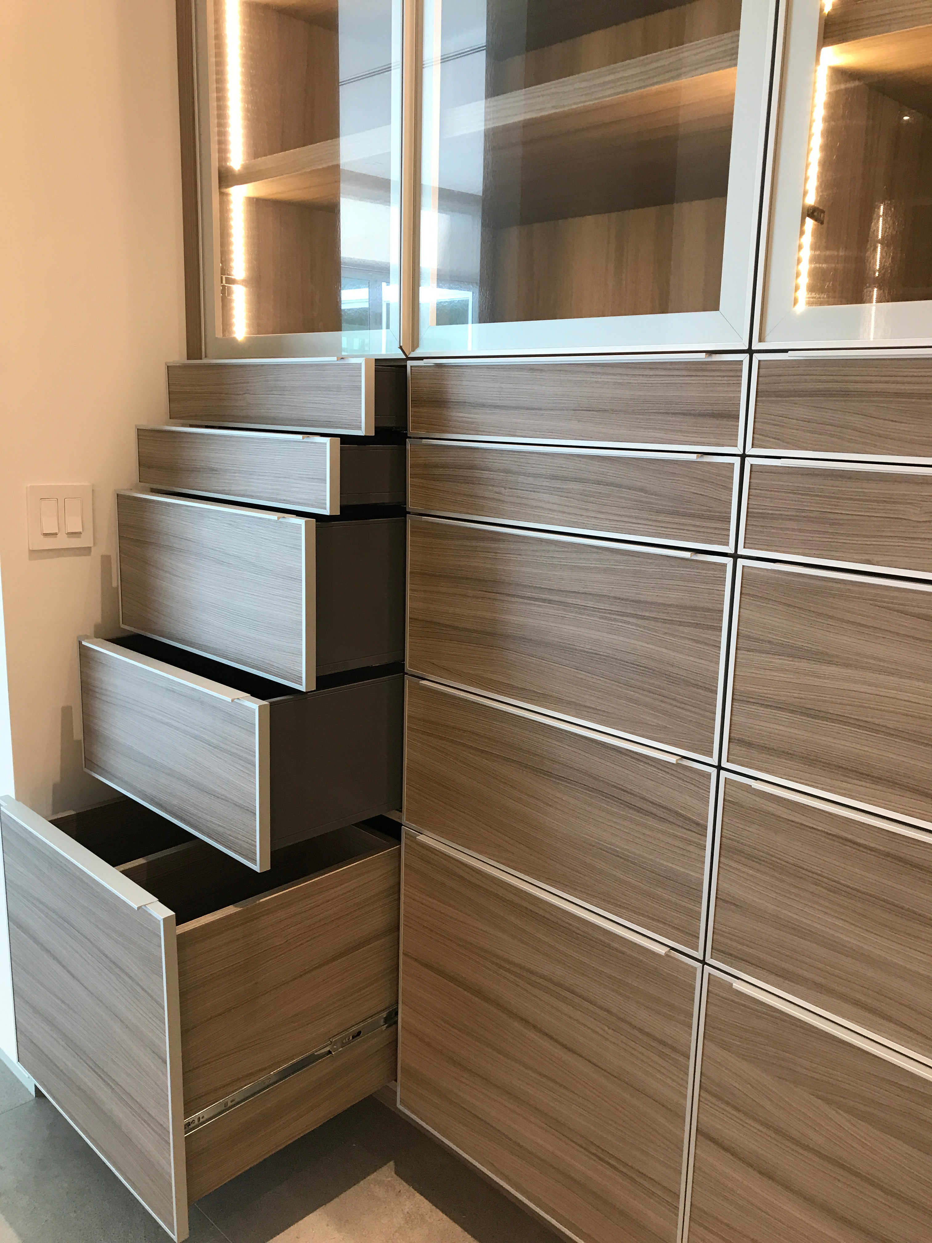 Luxury LED Closet Detail